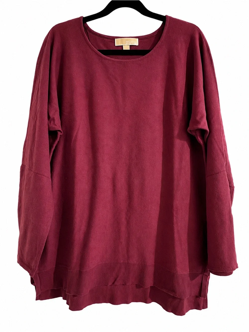 Michael Kors Maroon Crewneck Sweater